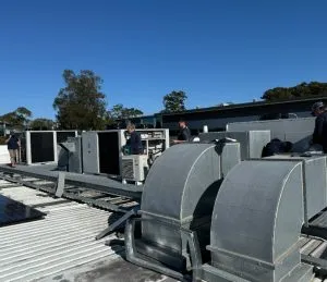 Package unit changeover