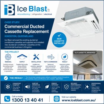 Ducted cassette replacement