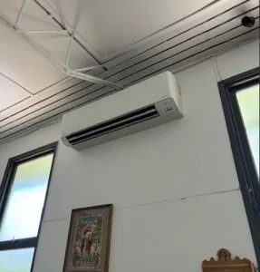 Split system installation